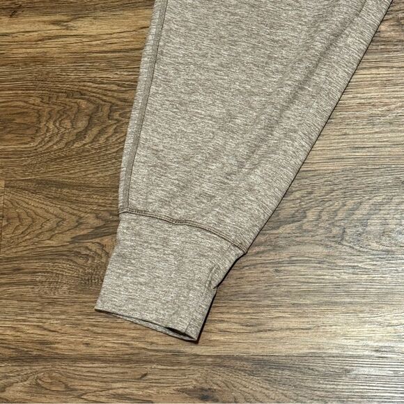Offline by Aerie Foldover Heathered Joggers Taupe Khaki Size Large - Picture 3 of 12